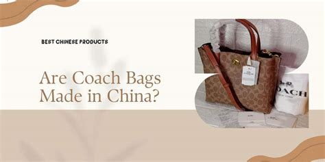 coach inc china|coach made in china.